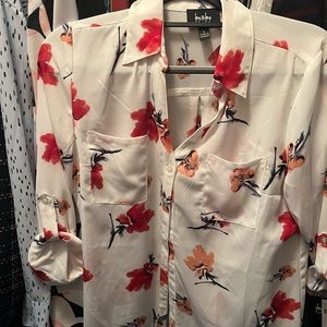 By & By women blouse size large.
